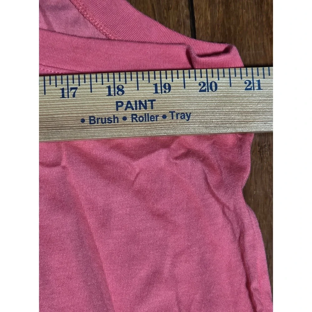 Y2K Nike Sportswear Womens XL Pink Blue Logo Graphic Tank Top Sleeveless Shirt